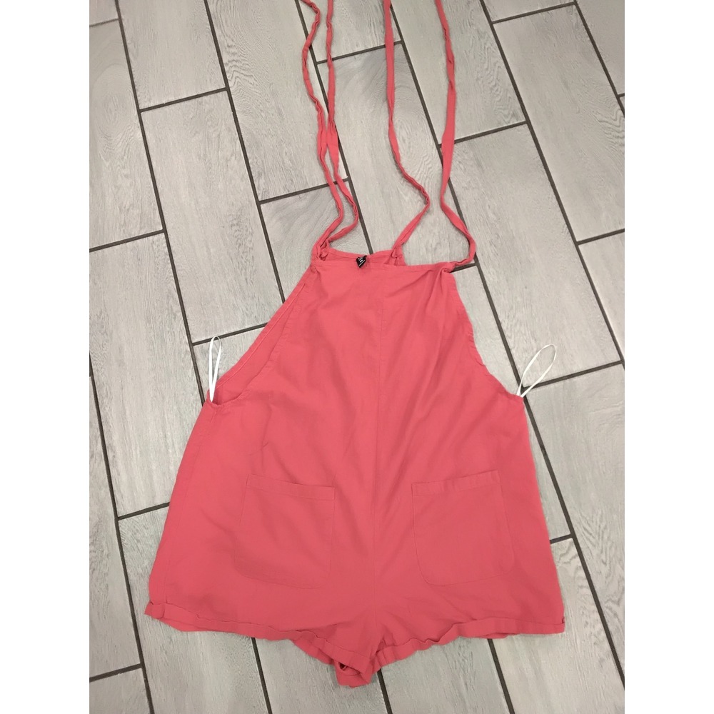 Shein Curve Rwd Cotton Tie Shoulder Romper Overalls Plus Size 4XL JIT9646435